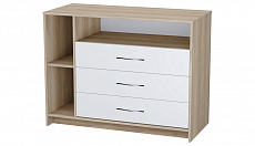 Комод Polini kids Simple 2110,  вяз-белый