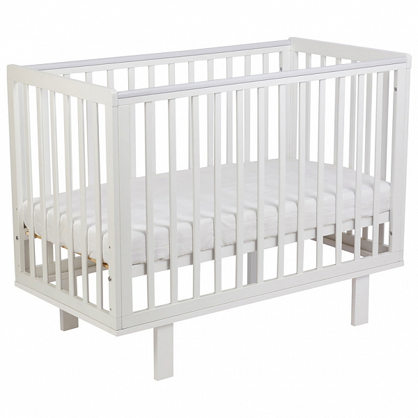 Кроватка детская Polini kids Simple 340, белый