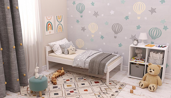 Кровать Polini Kids Simple 840, белый