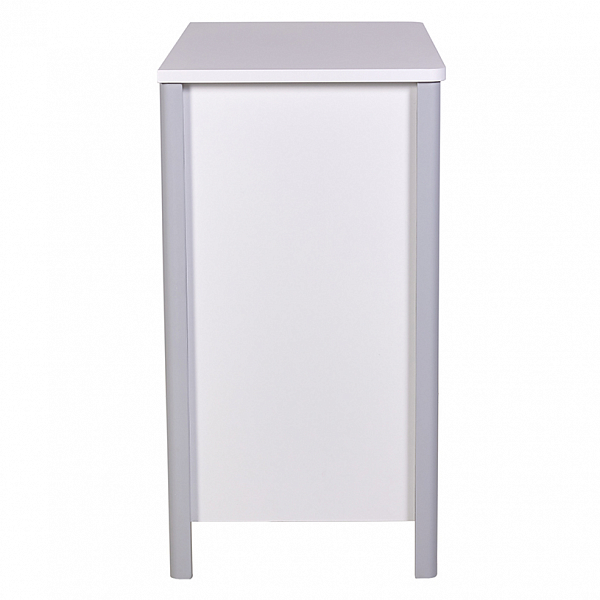 Комод Polini kids Simple 3501, белый-серый