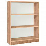Стеллаж Polini Home Smart Вертикальный, 3 секции, 80x28x106 см, дуб крафт золотой