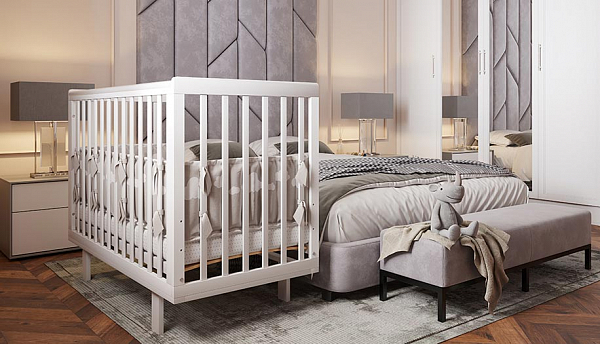 Кроватка детская Polini kids Simple 340, белый