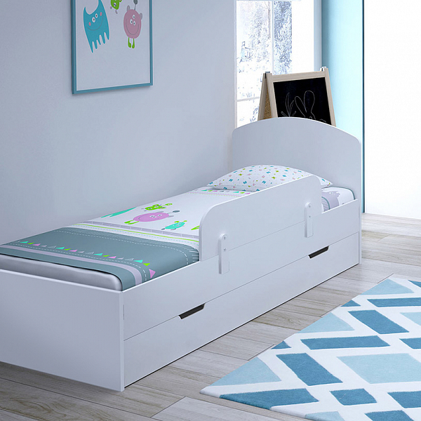 Кровать детская Polini kids Basic 180х90, белый