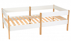 Кровать детская Polini kids Simple 3435, белый-натуральный