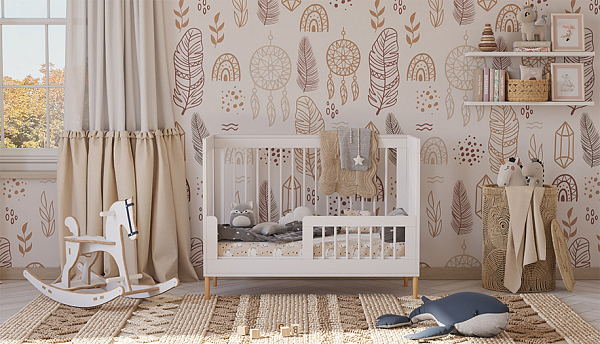 Кроватка детская Polini kids Simple 360, белый
