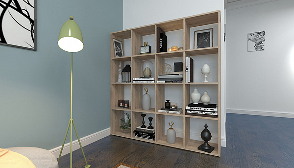 Стеллаж Polini Home Smart Кубический 16 секции, дуб
