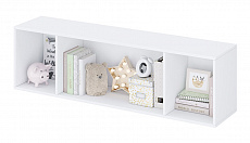 Полка навесная Polini kids Mirum, белая 140