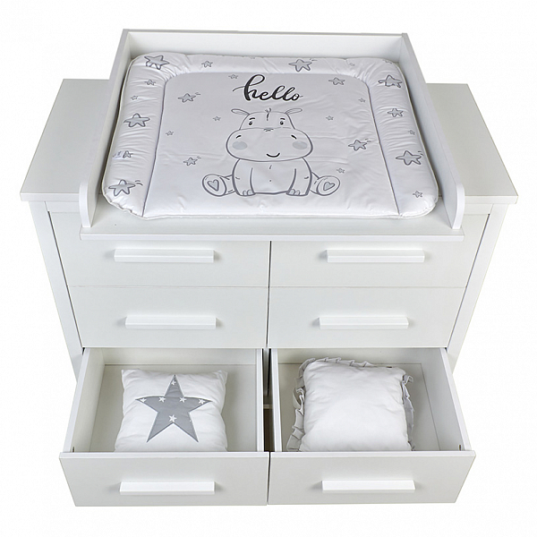 Комод Polini kids Simple 3402, на ножках, белый