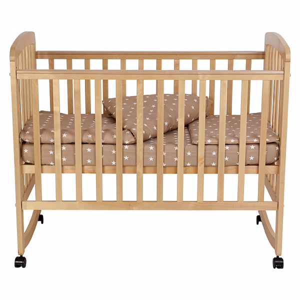 Кроватка детская Polini kids Simple 304, натуральный
