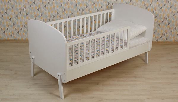 Кровать детская Polini kids Mirum 2000, 160х80 см. белый