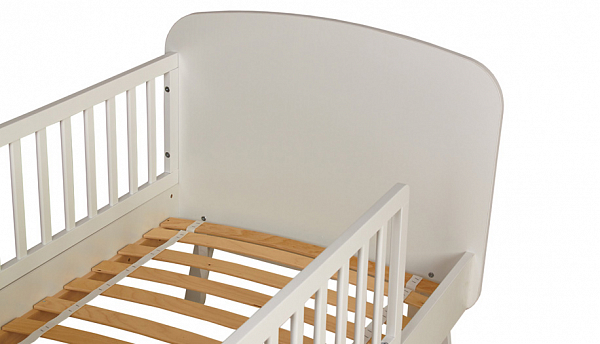 Кровать детская Polini kids Mirum 2000, 160х80 см. белый