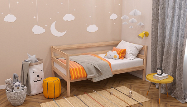 Кровать Polini kids Simple 850, натуральный