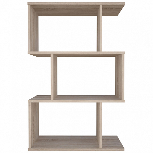 Стеллаж Polini Home Smart фигурный 3 секции, дуб