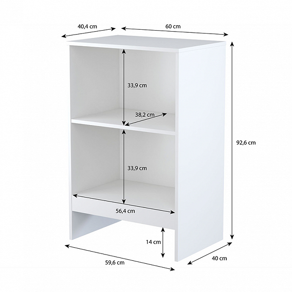 Пеленальный комод Polini kids Simple 1260, белый
