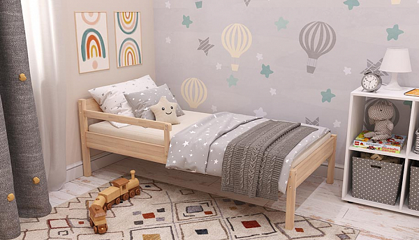 Кровать Polini kids Simple 840, натуральный