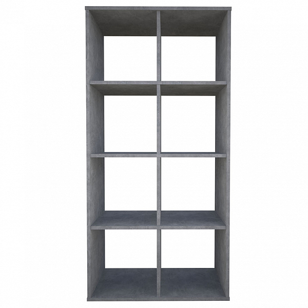 Стеллаж Polini Home Smart Кубический 8 секции, бетон