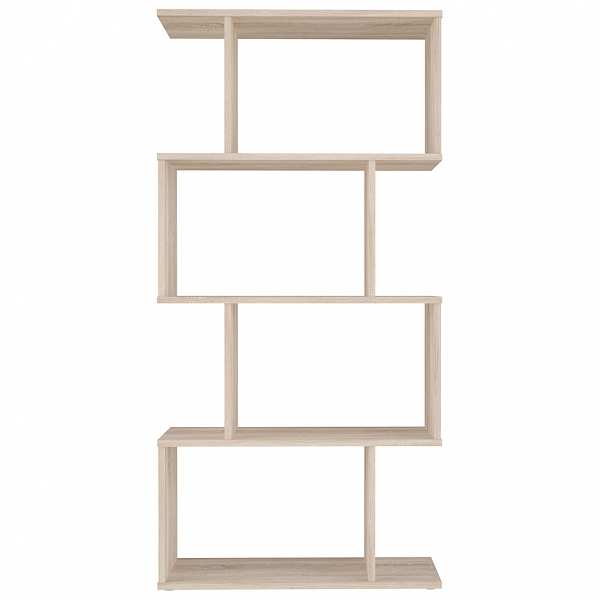 Стеллаж Polini Home Smart фигурный 4 секции, дуб
