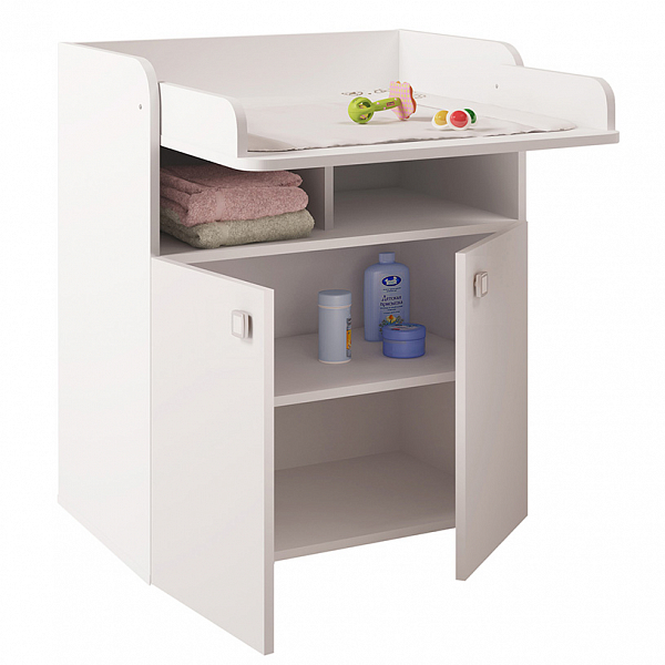 Пеленальный комод Polini Simple 1270, белый