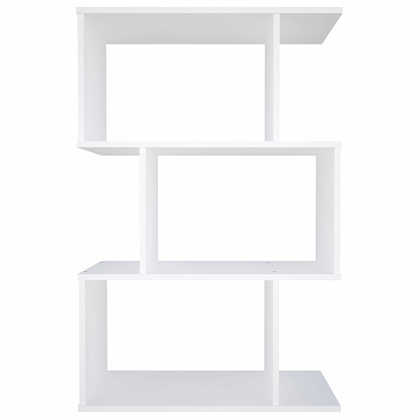 Стеллаж Polini Home Smart фигурный 3 секции, белый