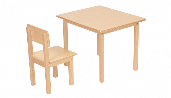 Комплект детской мебели Polini Simple 105 S, натуральный