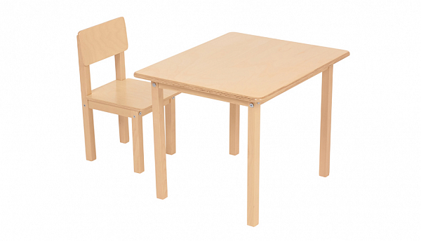 Комплект детской мебели Polini Simple 105 S, натуральный