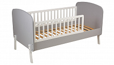 Кровать детская Polini kids Mirum 2000, серый-белый